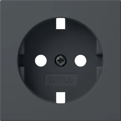 Gira Abd. SCHUKO-Steckd. System 55 Anthrazit 492028
