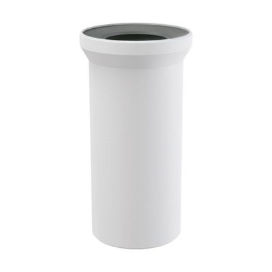 WC-Anschluss Anschlussstutzen L 350 mm Abfluß weiß DN 90/110 WC-Abfluß Abflussrohr