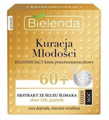 Bielenda, Regenerationscreme 60+ mit Anti-Falten Wirkung, 50 ml