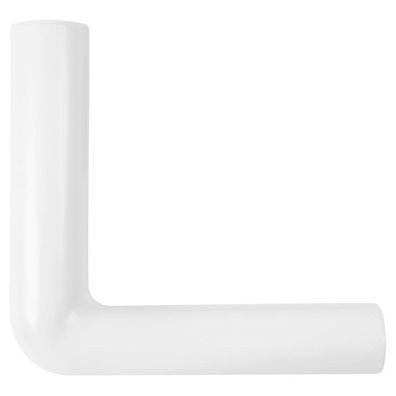 Belvit Topazio Spülrohrbogen Anschlussbogen Weiß 90 Grad 390x350mm Ø50 Ø44