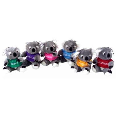 Koala mit T-Shirt 'Australia' Stofftier 14 cm orange 1 St