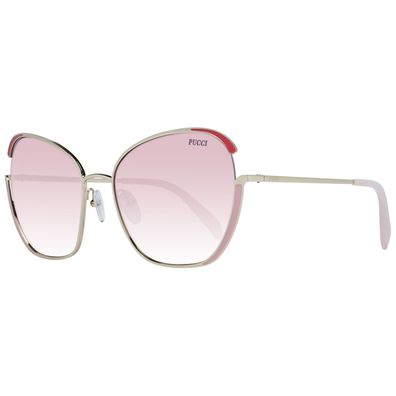 Emilio Pucci Sonnenbrille EP0131 32T 58 Damen Gold