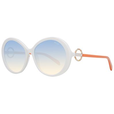 Emilio Pucci Sonnenbrille EP0164 25P 58 Damen Weiß