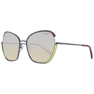 Emilio Pucci Sonnenbrille EP0131 08F 58 Damen Gunmetal