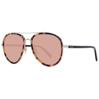 Emilio Pucci Sonnenbrille EP0185 56E 57 Damen Braun