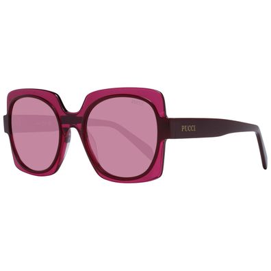 Emilio Pucci Sonnenbrille EP0199 69S 55 Damen Burgunder