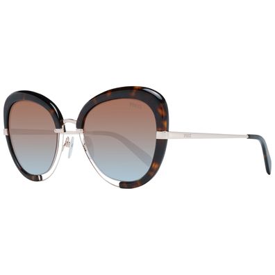 Emilio Pucci Sonnenbrille EP0115 52G 55 Damen Braun