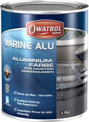 Owatrol Marine ALU / GLV - Rost- & Korrosionsschutz Aluminiumfarbe