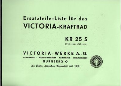 Ersatzteile Katalog Victoria KR 25 / HW, Motorrad, Kraftrad, Zweirad, Oldtimer
