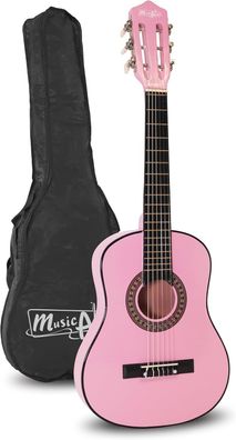 Music Alley MA-51 Classical Acoustic Guitar Kids Guitar and Junior Guitar Pink