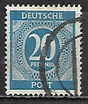 Alliierte Besetzung Gemeinschaftsausgaben gestempelt Michel-Nummer 924