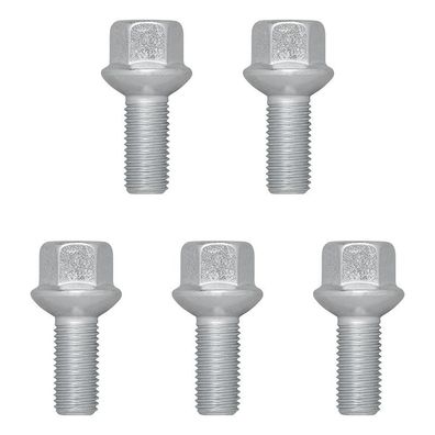 Radschraube M12x1,5 konisch Kugel - Set von 5 Stück
