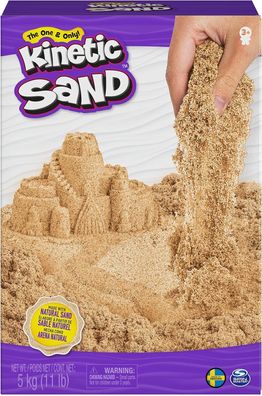 Kinetic Sand 5 kg - Original magischer kinetischer Sand aus Schweden, Kinder