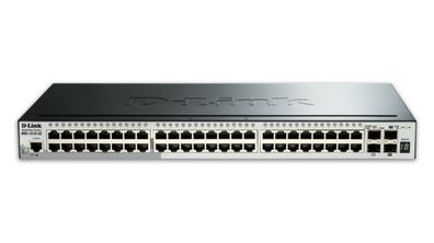 D-Link DGS 1510-52X - Switch - L3 - Smart - 48 x 10/100/1000 + 4 x 10 Gigabit SFP