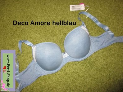 Freya BH, gepolster Deco Amore Hellblau, 70 J 70 H 75 H 75 I 80 G 65J 65 G