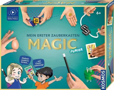 Kosmos 694333 Magic Junior - Mein erster Zauberkasten, Zaubertricks fér Kinder