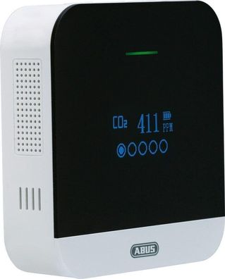 ABUS CO2WM110 CO2 Melder AirSecure Luftqualität Luftfeuchtigkeit Temperatur