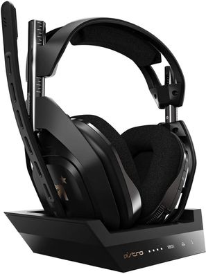 Logitech ASTRO Gaming A50 Wireless Gaming-Headset mit Ladestation, Dolby Audio,