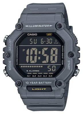 Casio Herrenarmbanduhr Digital Grau AE-1600H-8BVEF