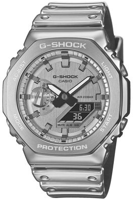 Casio G-Shock G-Steel Armbanduhr Silberfarben GM-2100YM-8AER