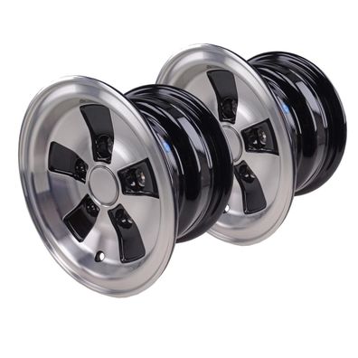 2er Set 10 Zoll Alufelge 6J x 10 Trailerfelge Alu für PKW Anhänger / Trailer