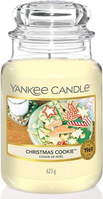 Yankee Candle Duftkerze Christmas Cookie groß Glas 150h Brenndauer Geschenk 623g