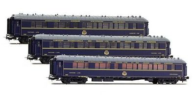 L.S. Models Exclusive H0 49 135 Pullmanwagen-Set der CIWL Neu/OVP