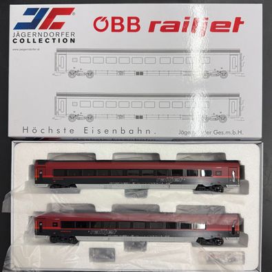 Jägerndorfer Collection H0 70217 Wagen-Set Railjet der ÖBB Neu/OVP