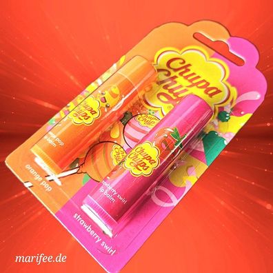 Chupa Chups Lippenbalsam, Erdbeere & Orange Art.-Nr. 43155