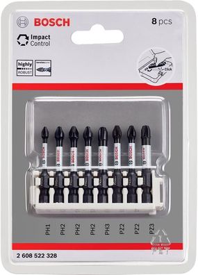 Bosch Accessories Bosch Professional 8tlg. Schrauber Bit Set (Impact Control)