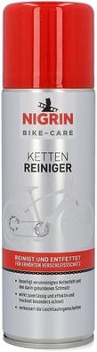 NIGRIN BIKE-CARE Fahrrad Kettenreiniger, 300 ml Sprühdose, Fahrradkette reinigen