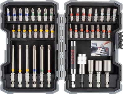 Bosch Accessories 43 tlg. Schrauberbits & Steckschléssel Set (Zubehör, Werkzeug)