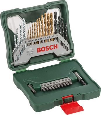 Bosch 30tlg. X-Line Titanium Bohrer und Schrauber Set (Holz, Stein und Metall)