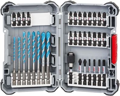 Bosch Professional 35 teiliges Multi Construction Bohrer- und Schrauber-Bit-Set