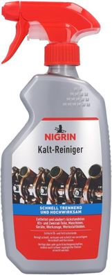 NIGRIN Kaltreiniger, Pumpzerstäuber, schnell trennend und hochwirksam, 500 ml