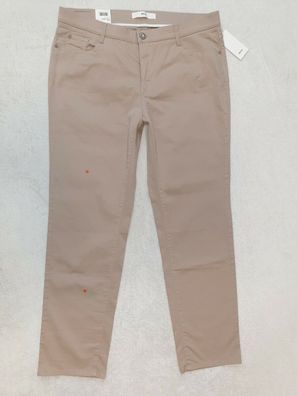 BRAX MARY Hose Slim Fit Smart Cotton Soft Touch Gr. 44 L30 beige NEU