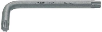 HAZET Winkelstiftschlüssel Innensechsrund, Chrom-V T 45