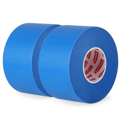 Fyguard 2 Rolle Malerkrepp, 48mm x 50m Kreppband Blau Papierklebeband Malerband