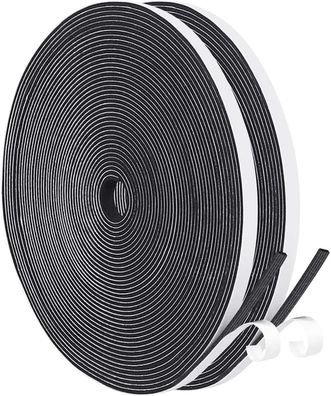 Dichtungsband Selbstklebend fér Téren Fenster 6mm(B) x 1.5mm(D)/20m, Schalldicht