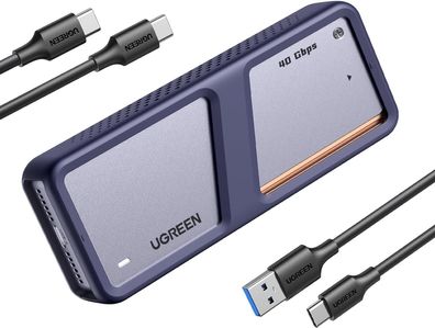 UGREEN 40 Gbps M2 SSD Gehäuse, USB4 NVMe Gehäuse mit Kéhlleistung, USB M2 SSD