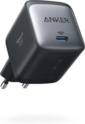 Anker Nano II 65W USB-C Ladegerät Netzteil mit Schnellladeleistung, GaN II