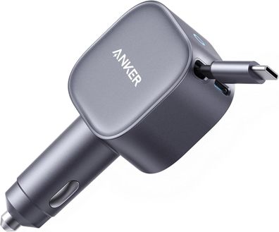 Anker USB-C Kfz-Ladegerät, 75W Max. Ultra-kompaktes Typ-C Kfz-Schnellladegerät