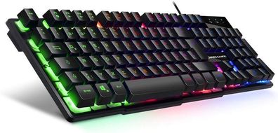 EMPIRE GAMING - PC Tastatur - K300 QWERTZâ€? 105 halbmechanische Tasten, Keyboard