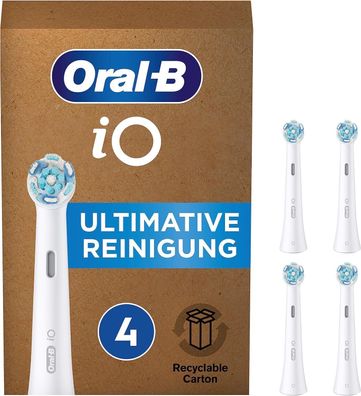 Oral-B iO Ultimative Reinigung, 4x Aufsteckbürsten Oral-B elektrische Zahnbürste