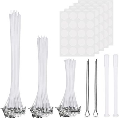 VIKYÂ® Kerzendocht Set, 100 Stéck Kerzendochte fér Kerzen, Rauchfrei Kerzendocht