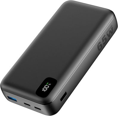 A ADDTOP Power Bank, 65W 20000mAh Powerbank PD3.0 + QC4.0 USB C Input & Output