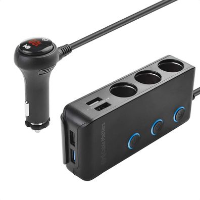 Cable Matters 12V/24V Kfz Verteilerdose (Zigarettenanzénder USB Ladegerät Kfz)