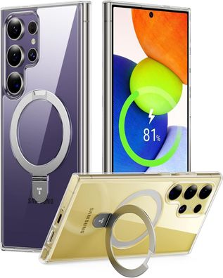 TORRAS Samsung Galaxy S24 Ultra 5G, Schutz-Hélle fér MagSafe-Ständer, Handy