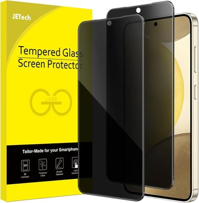 JETech 2x Sichtschutz: Samsung Galaxy S24 5G 6,2 Zoll, Anti-Spähen Schutz-Folie