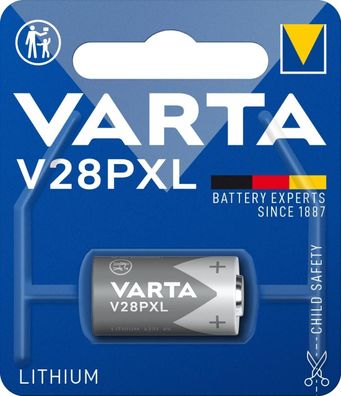 VARTA Batterien V28PXL Lithium Rundzelle, 1 Stéck, 6V, Spezialbatterien Batterie